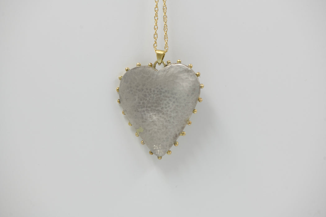 Owl Heart Pendant