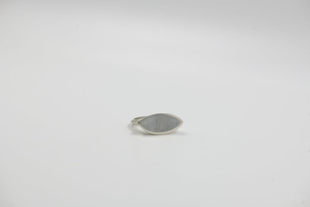 Silver Sculptural Signet Ring