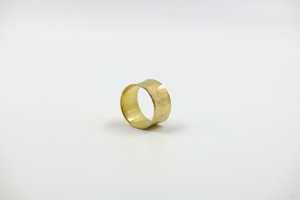 22k Gold Wide Band Ring