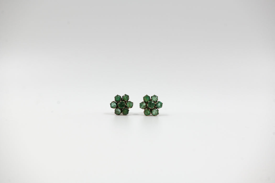 Emerald Stud Earrings