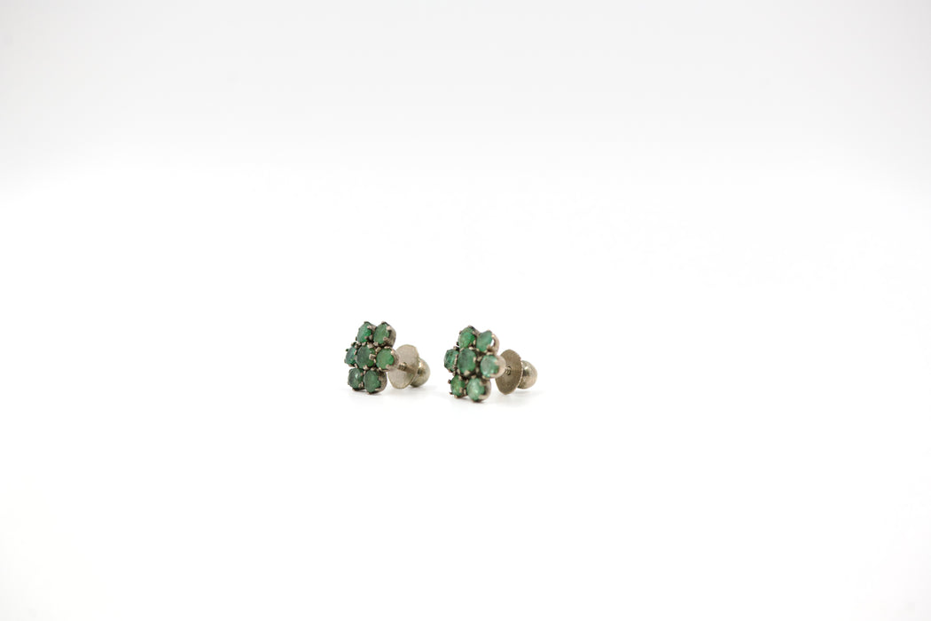 Emerald Stud Earrings