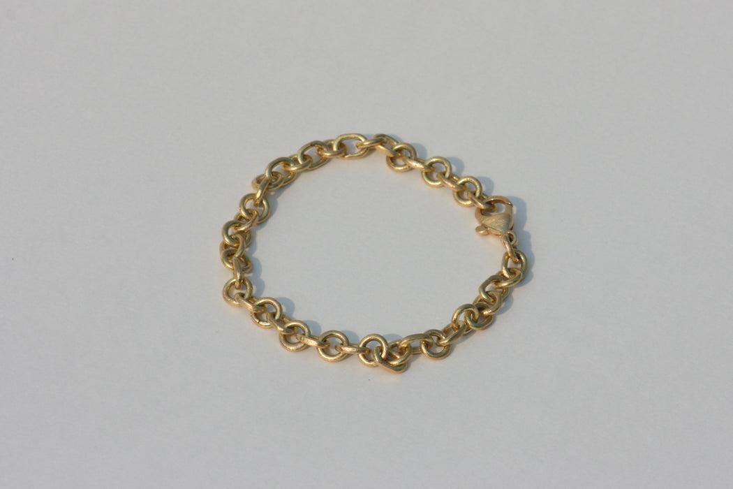 18K Gold Chain Bracelet
